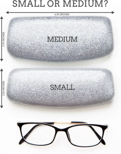Miniatura 12 de La original e impresionante caja de gafas de concha dura, para mujer, de Spunky Soul Recubierto por un suave brillo Paño de limpieza