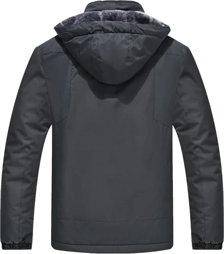 Miniatura 2 de Chaqueta de esquí de invierno para hombre, chaqueta de lluvia impermeable a prueba de viento