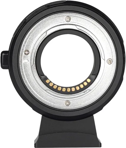 Miniatura 2 de Adaptador de lentes de enfoque automático EF-M1 de metal compatible con lentes Canon EF para cámaras Iumix/oIympus/bmpcc Micro Cuatro Tercios (M4/3)