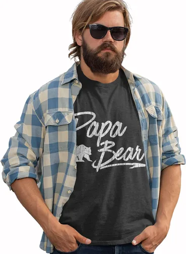 Miniatura 9 de Texas Tees, Mama Shirt, Papá Camisas para hombres