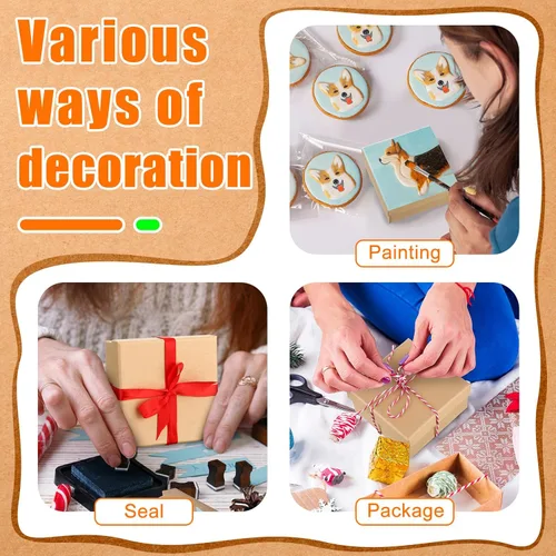 Miniatura 2 de Geyee 48 cajas cuadradas de papel maché, pequeña caja de regalo con tapa de 3.9 pulgadas, cartón anidable, cajas vacías para niños y adultos