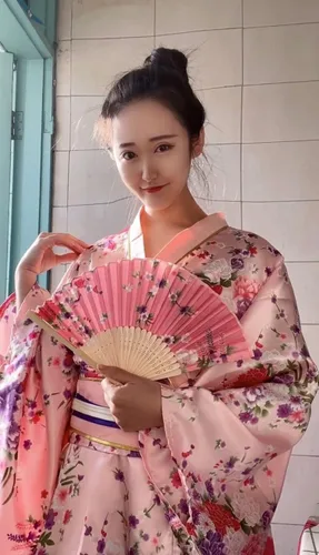 Miniatura 4 de Elibelle Juego de calcetines de seda plegables de seda para mujer, estilo kimono de anime japonés