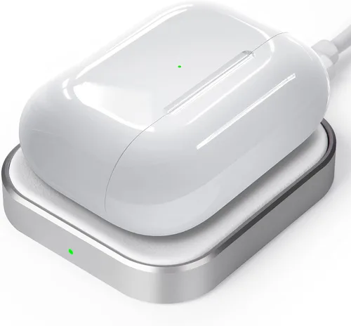 Cargador AirPods Pro, estación de carga inalámbrica para AirPods Pro 3/Pro 2/Pro, cargador inalámbrico para Airpods 4 (con cancelación activa de