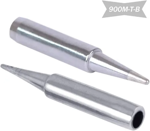 Miniatura 3 de 10 puntas de repuesto para soldador de 2,952.8 ft sin plomo, punta de soldadura de hierro para radio Hakko, TENMA, ATTEN, QUICK, Aoyue, Yihua