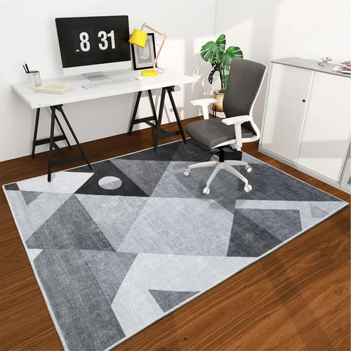 Miniatura 37 de chakme Tapete para silla de oficina para suelo de madera dura, 48 x 36 pulgadas, protector de escritorio de computadora de fácil deslizamiento