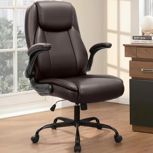 Miniatura 13 de NEO CHAIR Escritorio de oficina para videojuegos, computadora, silla ergonómica ejecutiva de respaldo alto, brazos abatibles, altura ajustable