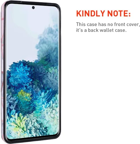 Miniatura 7 de UEEBAI Funda para Samsung Galaxy S20, Funda de cuero PU Premium Funda de cuero geométrico con patrón de mármol trasero [dos cierre magnético]