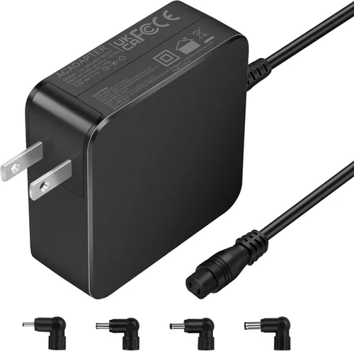 65W 45W 33W Cargador compatible con Asus X541N X541NA X553M X540S F510U Q200E Q302L Q504UA Q304U UX360C UX31A UX330U UX305C C202SA C300SA Conector