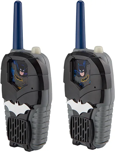Miniatura 3 de Walkie Talkies de juguete de Batman para niños, juguetes libres de estática para interiores y exteriores para niños con gráficos iluminados