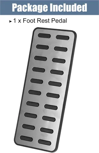 Miniatura 3 de X AUTOHAUX Cubierta del pedal del reposapies del vehículo Accesorios para automóviles Repalcemnt para Hyundai Elantra 1992-2022 tono plateado
