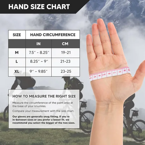 Miniatura 7 de Guantes de ciclismo de montaña para hombre Acolchado de gel SBR absorbente de golpes palma antideslizante Ultra transpirable Especializado