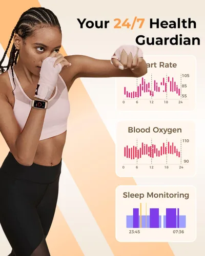 Miniatura 2 de Reloj de seguimiento de actividad física para hombres y mujeres, rastreador de actividad para iPhone y Android con contador de pasos, calorías