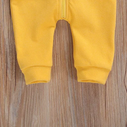 Miniatura 7 de Enterizo de manga larga para bebés y niñas, con cremallera, cálido, con cremallera, para otoño e invierno