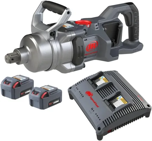 Miniatura 13 de Ingersoll Rand W9491-K4E Llave de impacto inalámbrica de 1 pulgada de 20 V, kit de 4 baterías, par de torsión de 2,600 pies-libras, retenedor