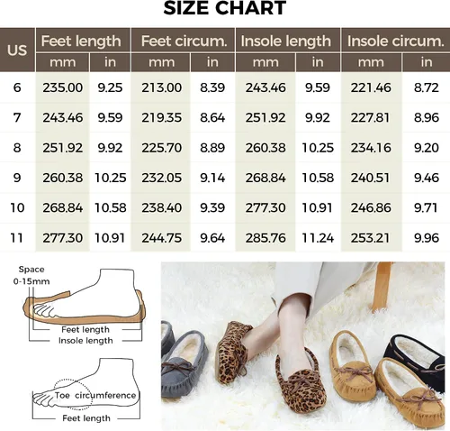 Miniatura 6 de Vonair Women's Moccasin Slippers Micro Suede Warm Faux Fur Pile Lined Lace-Up Cozy Bow Indoor & Outdoor Moccasins Slip On Loafers Shoes for Women