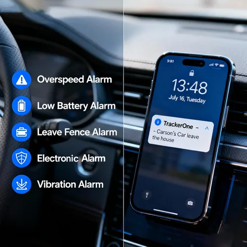 Miniatura 7 de Rastreador GPS 4G para vehículos de larga duración de batería de hasta 7 meses, distancia ilimitada de geo-cerca, seguimiento en tiempo real
