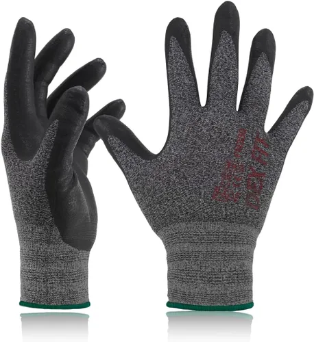 Miniatura 12 de DEX FIT Nitrile Work Gloves FN330,Stretch Fit, Touchscreen, Power Grip in Wet & Oily Conditions, Men & Women