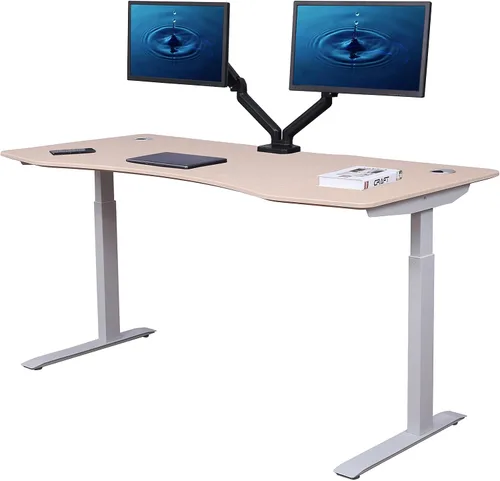 ApexDesk Elite Pro Series - Escritorio eléctrico de altura ajustable de 60 x 27 pulgadas, escritorio de oficina en casa, escritorio de computadora,