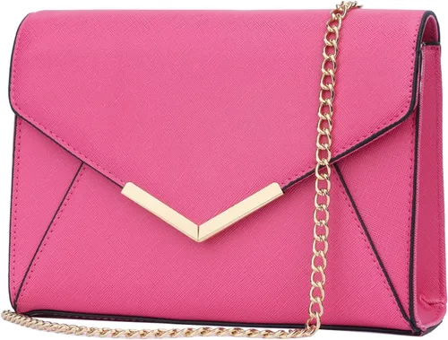 Miniatura 15 de KKXIU Bolso Clutch de Noche Tipo Sobre de Cuero Sintético Elegante para Mujer, Bolso Plegable para Fiesta, Boda, Graduación