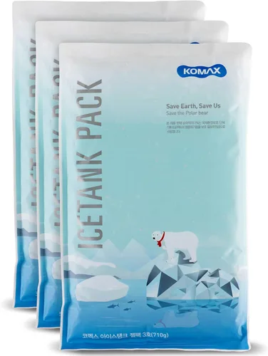 Komax Bolsas de hielo grandes reutilizables para enfriadores – 12 a 15 horas de paquete de hielo de gel frío para juego de refrigerador – Paquetes