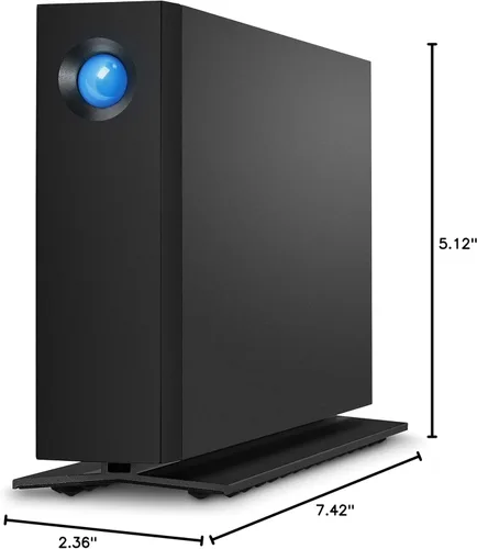 Miniatura 7 de LaCie - STHA4000800 d2 Disco duro externo profesional de 4 TB HDD de escritorio - USB-C USB 3.0 7200 RPM unidades de clase empresarial, 5 años
