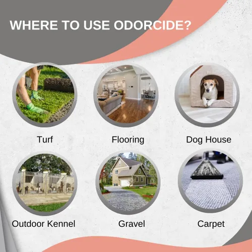 Miniatura 5 de Odorcide Odormed Concentrado eliminador de olores – Eliminador de olores de mascotas para olores fuertes en suelos, paredes, jaulas y más – Multiuso