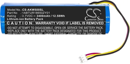 Miniatura 3 de FITHOOD Reemplazo de batería para AKAI EWI 5000 5000 Solo 1ABTUR18650ZY01 (3400mAh/3.7V)
