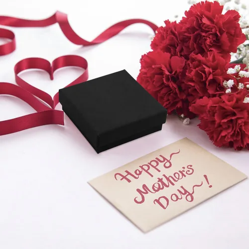 Miniatura 42 de Caja de regalo, caja de regalo, caja de regalo, 12 cajas de regalo cuadradas de cartón para joyas, caja de regalo de papel de cartón relleno