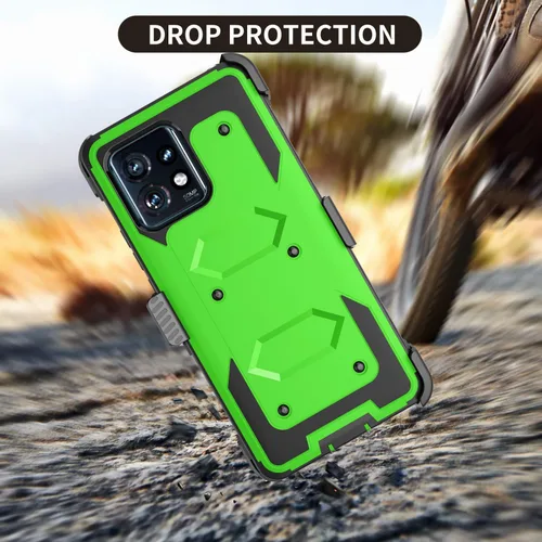 Miniatura 2 de Funda para Moto Edge Plus 2023, para Motorola Edge+ (2023) 5G UW, funda con clip para cinturón de cuerpo completo, protección de grado militar, a