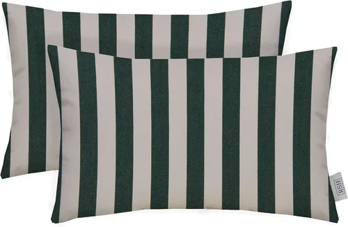 Miniatura 136 de RSH DECOR: Sunbrella - Juego de 4 almohadas lumbares, 20 x 12 pulgadas, tela de rendimiento resistente al agua y a la decoloración, fundas