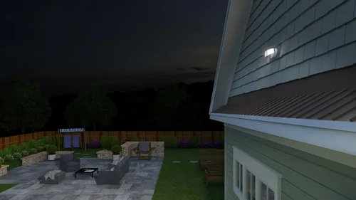 Miniatura 9 de Lithonia Lighting HomeGuard - Luces LED de 2 luces LED para exteriores, sensor de anochecer a amanecer, lúmenes ajustables, color seleccionable