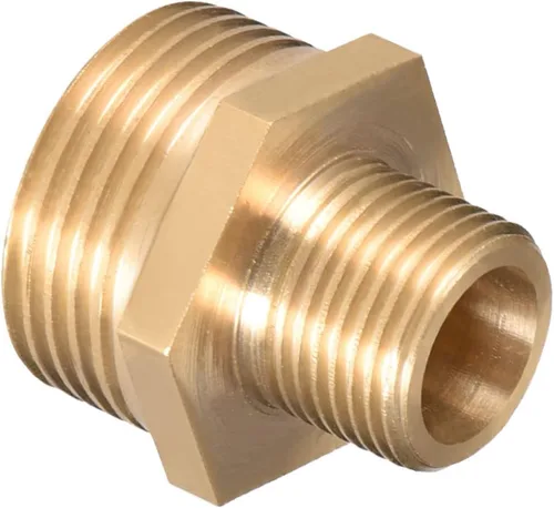 Miniatura 9 de M METERXITY Paquete de 8 accesorios de tubería de rosca macho, accesorio de tubería de rosca macho hexagonal G1/8 x G1/8, adaptador de acoplador