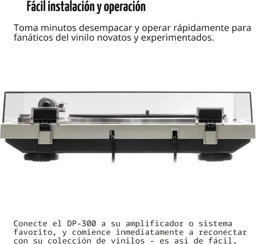 Miniatura 4 de Denon DP-300F tocadiscos análogo completamente automático