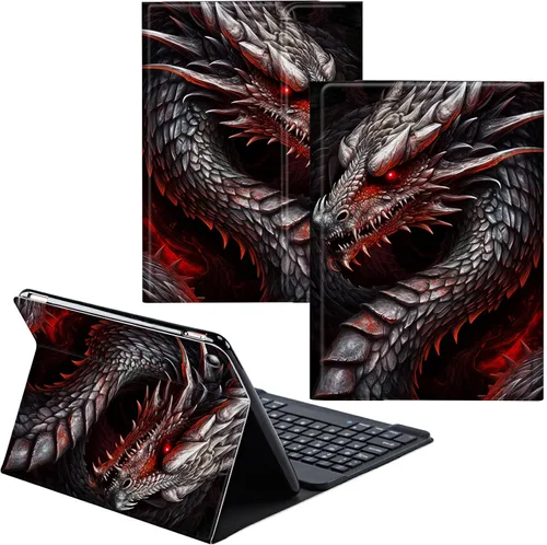 Miniatura 93 de Funda para Samsung Galaxy Tab S6 Lite 2022/2020 Teclado inalámbrico desmontable y cubierta de cuero PU Funda protectora para tableta para Samsung