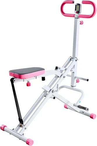 Miniatura 9 de VEVOR Squat Machine, Deep Squat Rowing Machine for Home, Easy Setup & Foldable Exercise Equipment, Glute Trainer Machine with 2/3 High-Strength