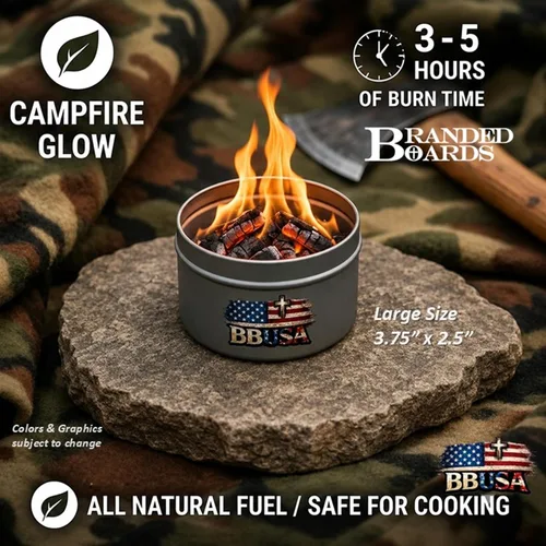 Miniatura 6 de Campfire in a Can - Made in USA - Portable Mini Fire Pit for Marshmallows & S’Mores - Hiking, Backpacking, Hunting, Fishing & Camping - Tactical