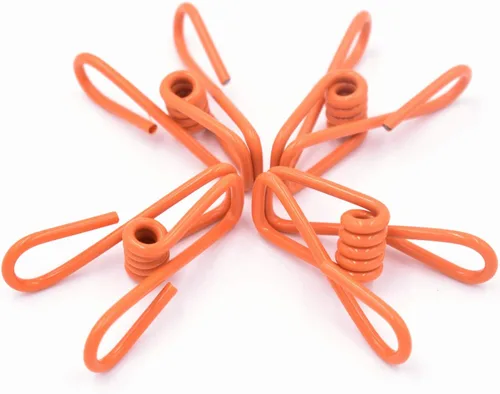 Miniatura 4 de Paquete de 30 pinzas de metal para ropa, multiusos, de colores, clips de alambre de acero, soportes en cesta para línea de ropa, sellado de bolsas
