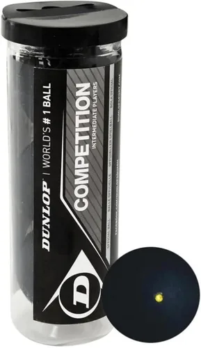 Miniatura 3 de Dunlop Sports Competition Squash Ball, Single Yellow Dot