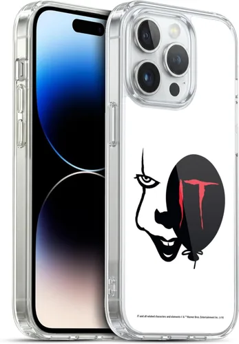 Miniatura 88 de Head Case Designs Funda de gel suave con licencia oficial de la película de TI Pennywise 2 Graphics compatible con Apple iPhone 15 Pro