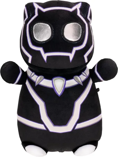 Squishmallows Original Marvel Spidey y sus Increíbles Amigos HugMees de Pantera Negra de 10 pulgadas – Peluche Oficial Ultrasuave de Jazwares
