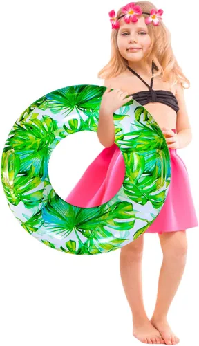 Miniatura 8 de Flotadores de piscina para adultos, tubo de natación, anillo de natación para adultos, flotador de piscina para adultos con dos asas, anillo