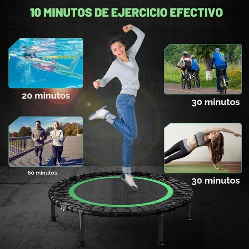 Miniatura 6 de 40"/48" Rebounder Trampoline for Adults with Bungee Cords, Exercise Rebounder for Adults Indoor/Outdoor Workout, Max Load 450/550 LBS
