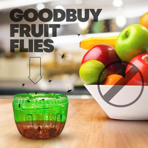 Miniatura 8 de REENSTRIKE Paquete de 2 trampas para moscas de fruta para uso en interiores. Solución de 120 días - Trampa para mosquitos y trampa eficaz