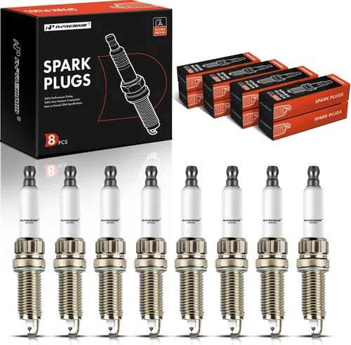 A-Premium Bujías de Iridio y Platino Compatibles con BMW X5, 550i F10, 550i GT F10, 550i GT xDrive, 550i xDrive F10, X6, 650i F12, 650i xDrive, 750i