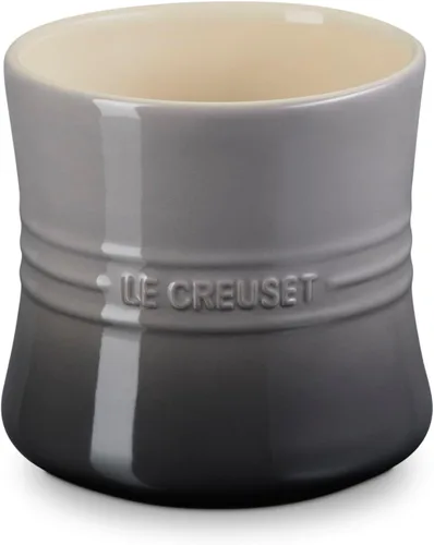 Le Creuset Stoneware - Vasija para utensilios, 2 1/2 cuartos de galón, Ostra
