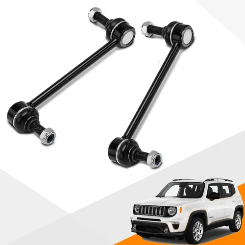 Miniatura 57 de 2 piezas eslabones de barra estabilizadora delantera compatibles con Dodge Ram 1500 4WD 06-10, Ram 1500 4WD 11-17 K80894 5170290AB 5170290AC