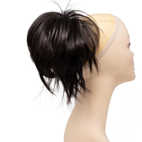 Miniatura 12 de Extensión de cabello ajustable, cola de caballo desarreglada, 12 pulgadas con pinzas, de Onedor, 10#