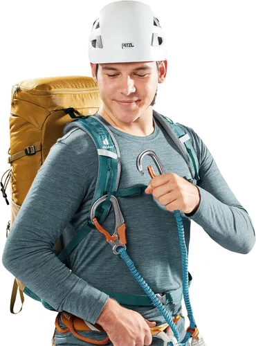 Miniatura 9 de Deuter Mochila Trail de 30L para ciclismo, senderismo y senderismo con ajuste estrecho, marco en U y transpirabilidad superior, almendra-profundo