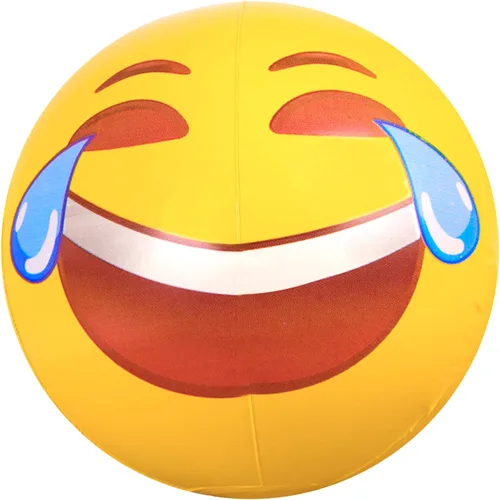 Coconut Float Emoji - Pelotas de playa inflables de 18 pulgadas, ideales para fiestas de verano y eventos de natación