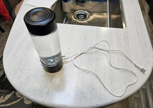 Miniatura 2 de WZ Cable de carga USB para botella de generador de agua de hidrógeno, cable de carga USB a CC de repuesto para máquina ionizadora de agua
